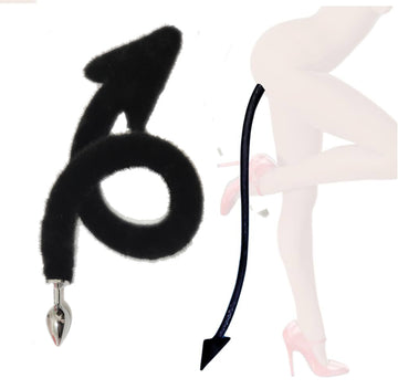Devil Tail Butt Plug Furry Bdsm Adult Toy