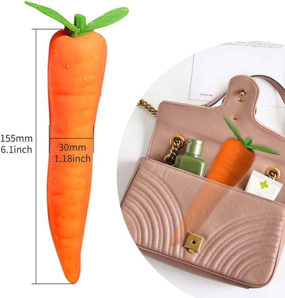 Carrot Dildo G spot Vibrator Discreet Sex Toy