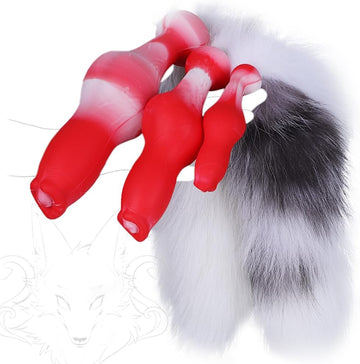 Wolf Knot Dildo with Tail Anal Plug