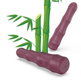 Laden Sie das Bild in den Galerie-Viewer, Bamboo Purple Vibrating Vagina  Discreet Wand Massager