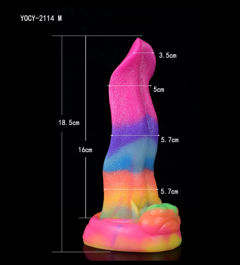 Tongue Dildo Glow in the Dark Fantasy Adult Toy