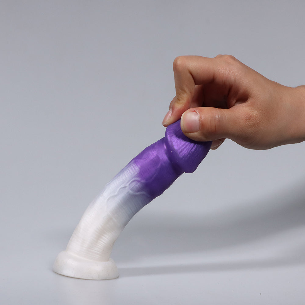 Mushroom Dildo Purple Anal Silicone Sex Toy