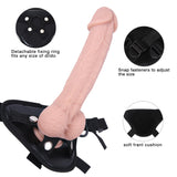 Charger l&#39;image dans la galerie, Flesh 9inch Silicone Strap On Dildo