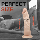 Laden Sie das Bild in den Galerie-Viewer, 8 Inch super straight skin color dildo