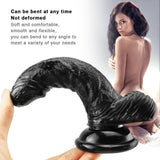 Charger l&#39;image dans la galerie, Black curved dildo