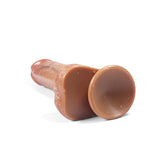 Load image into Gallery viewer, hands free dildo 8 inch brown for women 