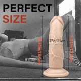 Laden Sie das Bild in den Galerie-Viewer, 6-inch skin-colored dildo