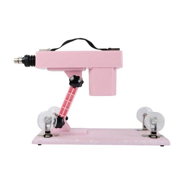 Pink Female Sex Machine with Dildo Accessories