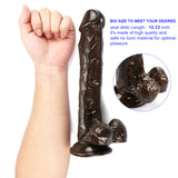 Laden Sie das Bild in den Galerie-Viewer, 10 inch coffee dildo