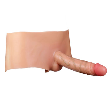 Flesh Like Strap On 7.6 Inch Dildo Panties