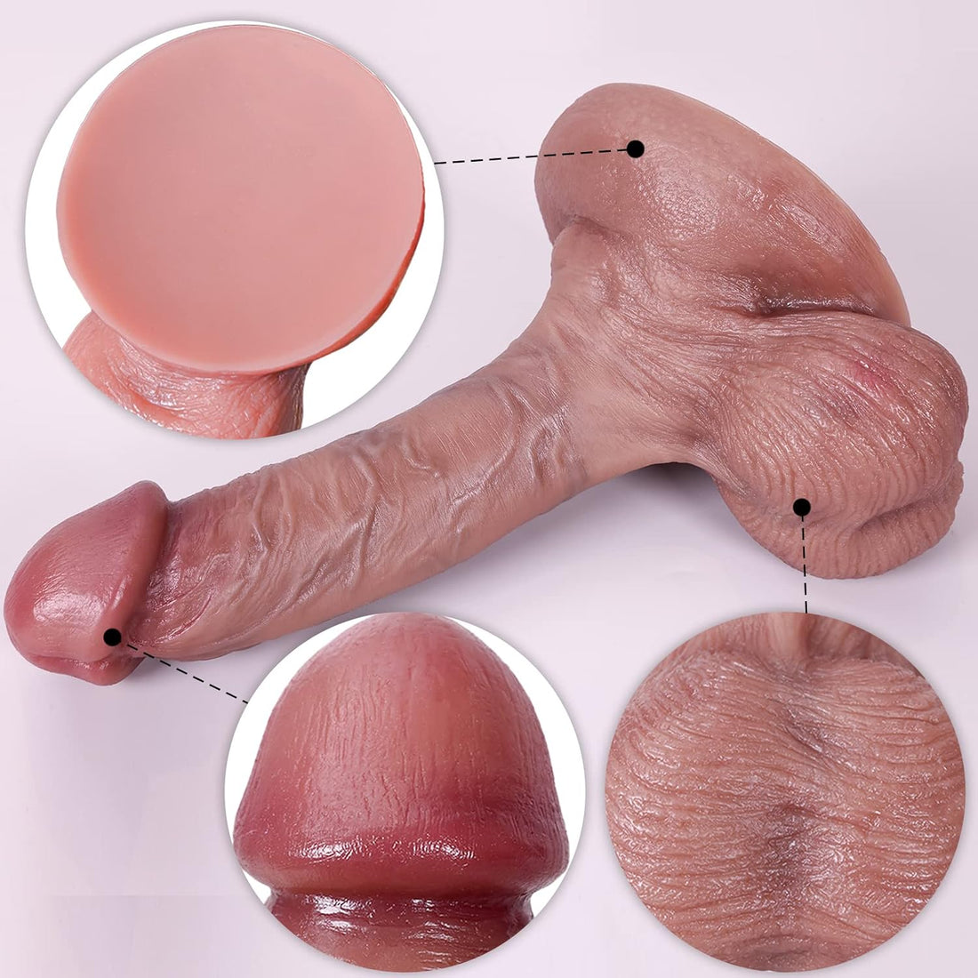 Ultra Realistic Curved Soft Small Dildo