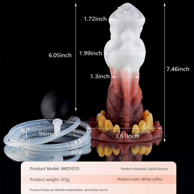 7.46-Inch Squirting Werewolf Fantasy Dildo