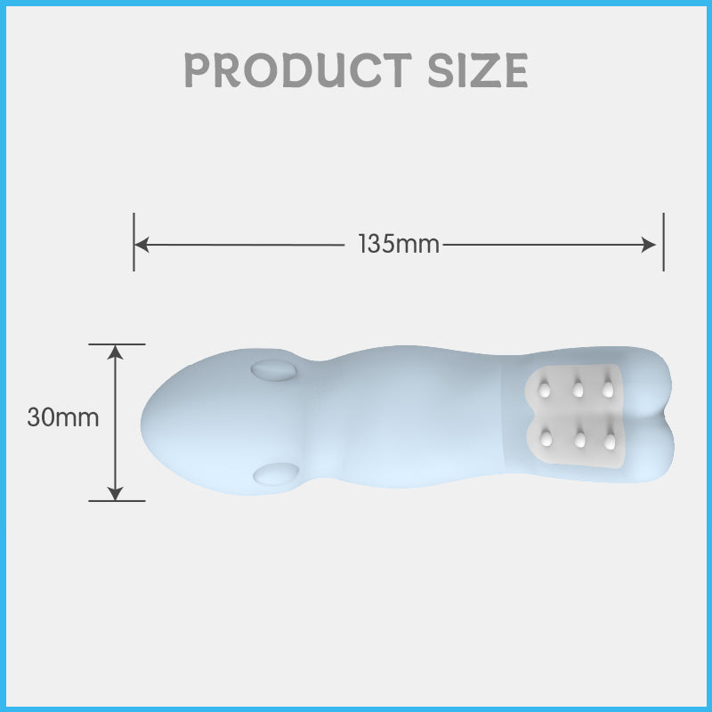 Blue Cute Squid APP Small Wearable Vibrator