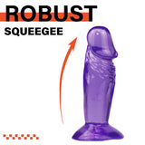 Laden Sie das Bild in den Galerie-Viewer, Short rough purple dildo