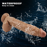 Laden Sie das Bild in den Galerie-Viewer, 12 inch brown pvc  penis