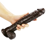 Laden Sie das Bild in den Galerie-Viewer, 10 inch crooked mouth coffee dildo