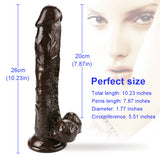 Laden Sie das Bild in den Galerie-Viewer, 10 inch coffee dildo