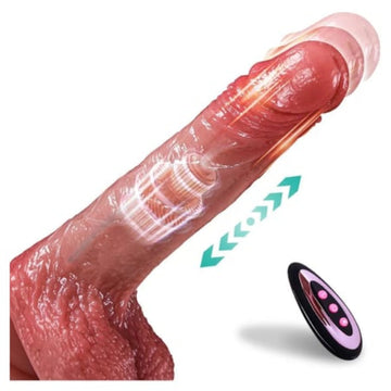 7 Inch Realistic Remote Control Thrusting Dildo