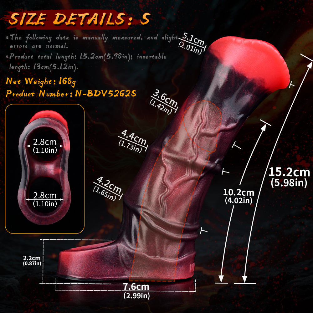 7 Inch Beastcore Vibrating Horse Cock Sleeve 7 Inch Beastcore Vibrating Horse Cock Sleeve