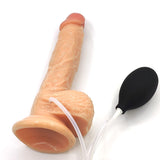 画像をギャラリー ビューアにロード Flesh 8 inch Realistic Squirting Dildo