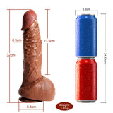 Laden Sie das Bild in den Galerie-Viewer, Human Size Curved Realistic Dildo