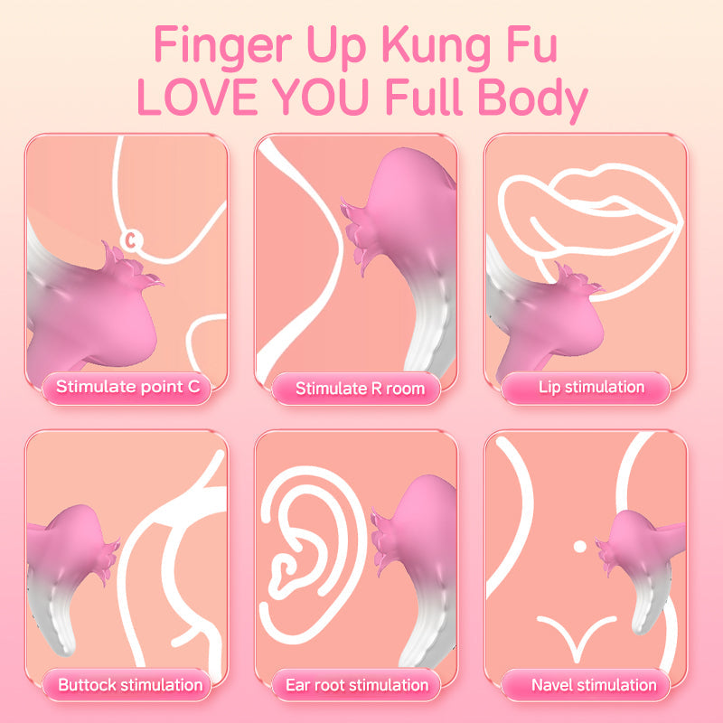 Sunflower Waterproof App Finger Vibrator