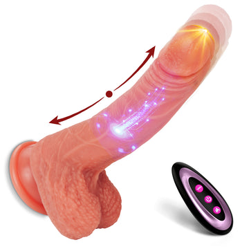 7 inch Remote Controlled Vibrating Dildo