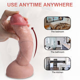 画像をギャラリー ビューアにロード Strong Suction Cup Curved Flesh Realistic Dildo