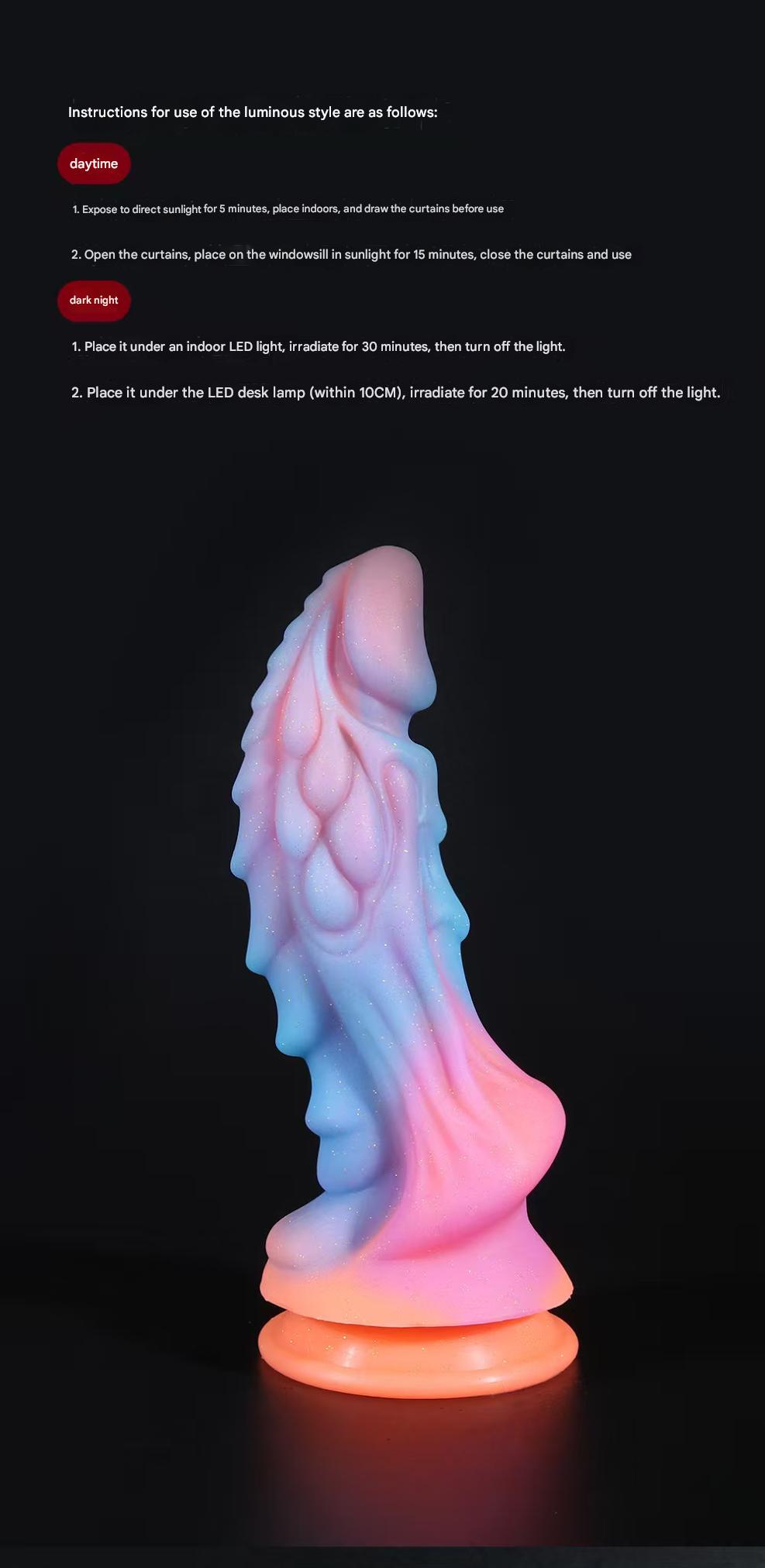 Glow in the Dark Monster Kirin Dildo