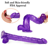 Laden Sie das Bild in den Galerie-Viewer, Anal purple dildo