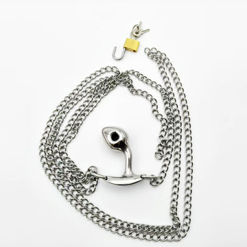 Metal Chain G spot g String Butt Plug