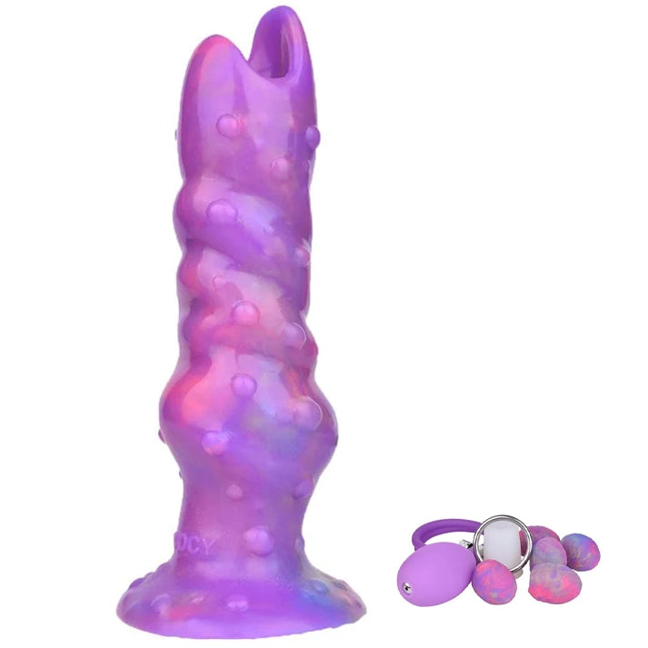 8 -Zoll -Ovipositor Dildo mit Knoten