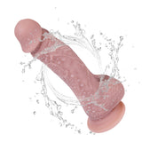 Load image into Gallery viewer, Soft Flesh Pink Silicone Realistic Dildo