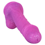 Load image into Gallery viewer, 8.26 Inch Silicone Glitter Purple Dildo