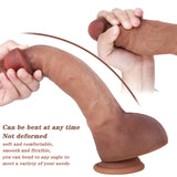 画像をギャラリー ビューアにロード 9 Inch Lifelike Silicone Realistic Dildo