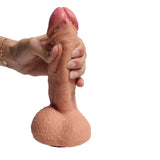 画像をギャラリー ビューアにロード 8 Inch with Balls Waterproof Realistic Dildo