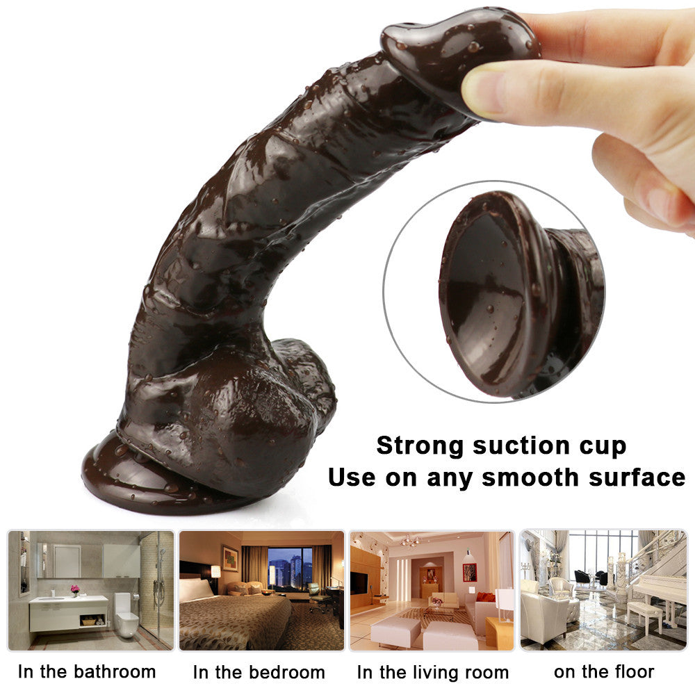 9 Inch coffee dildo