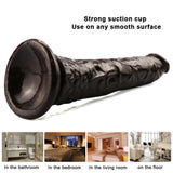 Laden Sie das Bild in den Galerie-Viewer, 8 Inch small straight coffee dildo