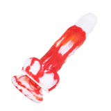 画像をギャラリー ビューアにロード 7 Inch Red Silicone Dildo