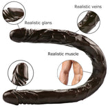 Laden Sie das Bild in den Galerie-Viewer, Double head 22 inch coffee dildo