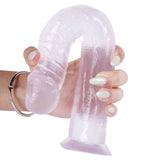 Load image into Gallery viewer, Clear Suction Cup Dildo Straps On 10 Inch