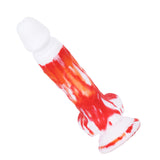 Load image into Gallery viewer, 7 Inch Red Silicone Dildo