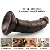 Charger l&#39;image dans la galerie, 6-inch coffee dildo