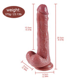 画像をギャラリー ビューアにロード Flesh Silicone Vibrator Realistic Dildo