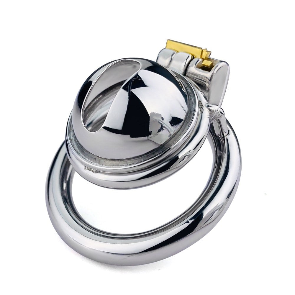 Extra Small Stainless Steel Male Chastity Cage