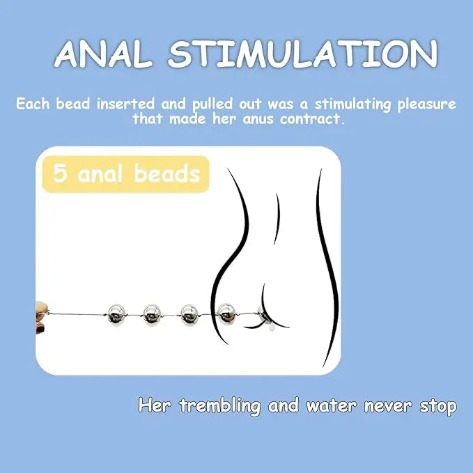 Stainless Steel Anal Bead String Beginner