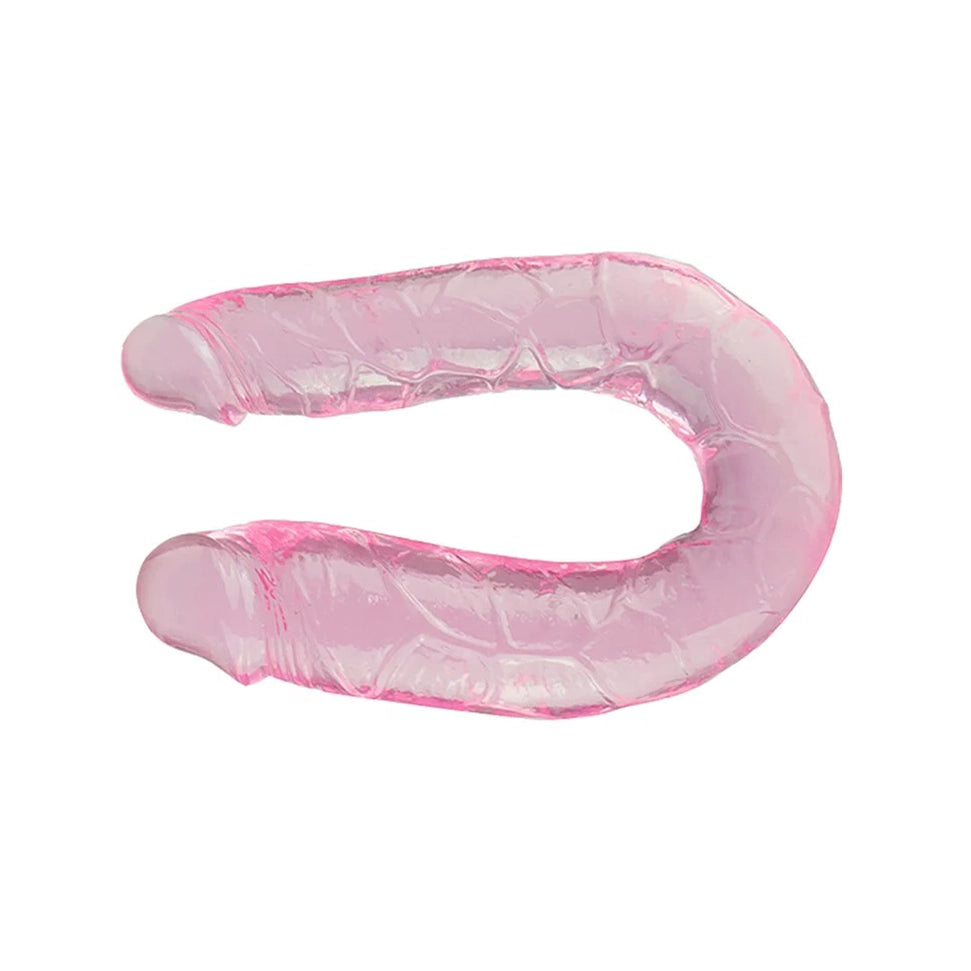 Baile dubbele kristal TPR Jelly realistische dildo