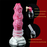 Charger l&#39;image dans la galerie, 8 inch Ejaculation Strap On Dildo