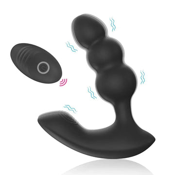 Beaded Anal Prostate Remote Control Massager