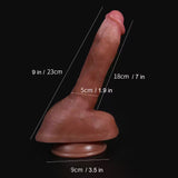 Load image into Gallery viewer, Realistic Skin Dildos Suction Cup 9 Inch